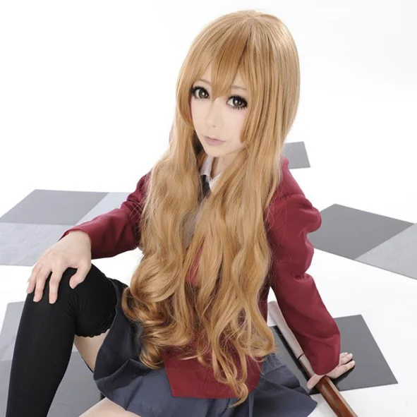 TIGER DRAGON Toradora! Aisaka Taiga 80cm Long Linen Brown Wavy Heat Resistant Cosplay Costume Wig
TIGER DRAGON Toradora! Aisaka Taiga 80cm Long Linen Brown Wavy Heat Resistant Cosplay Costume Wig