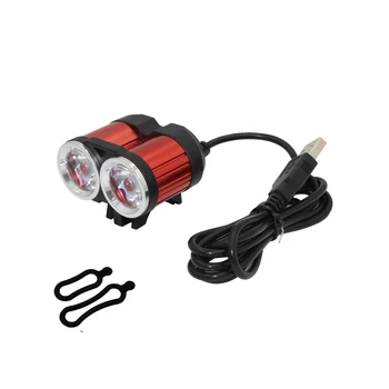 2x XML T6 LED 2400LM Bicycle Light Bike Flashlight Head Lights Waterproof headlight Lamp USB Rechargeable Headlight Cycling
2x XML T6 LED 2400LM Bicycle Light Bike Flashlight Head Lights Waterproof headlight Lamp USB Rechargeable Headlight Cycling