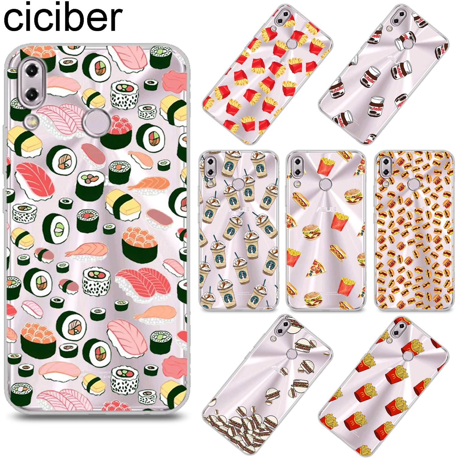 ciciber French Fries Burger Cover for ASUS Zenfone 5 5Z ZE620KL ZS620KL Soft TPU Phone Case for Zenfone 5 Lite 5Q ZC600KL Coque
ciciber French Fries Burger Cover for ASUS Zenfone 5 5Z ZE620KL ZS620KL Soft TPU Phone Case for Zenfone 5 Lite 5Q ZC600KL Coque