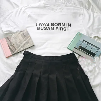 Vsenfo T-Shirt Womens I Was Born In Busan First Funny T-Shirt Women Cotton Short Sleeve Summer O-Neck Harajuku Geek Camisas
Vsenfo T-Shirt Womens I Was Born In Busan First Funny T-Shirt Women Cotton Short Sleeve Summer O-Neck Harajuku Geek Camisas