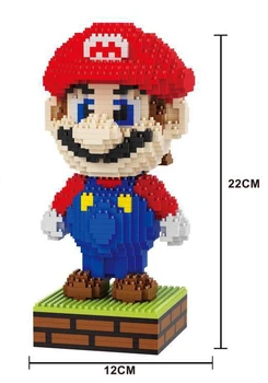 Balody Blocks Cartoon Model Anime Mario Auction Figures Wario Assembly brinquedos Bowser Kids Gift Koopa Toys for Children 16003
Balody Blocks Cartoon Model Anime Mario Auction Figures Wario Assembly brinquedos Bowser Kids Gift Koopa Toys for Children 16003
