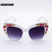 Солнцезащитные очки кошачий глаз женские роскошные винтажные