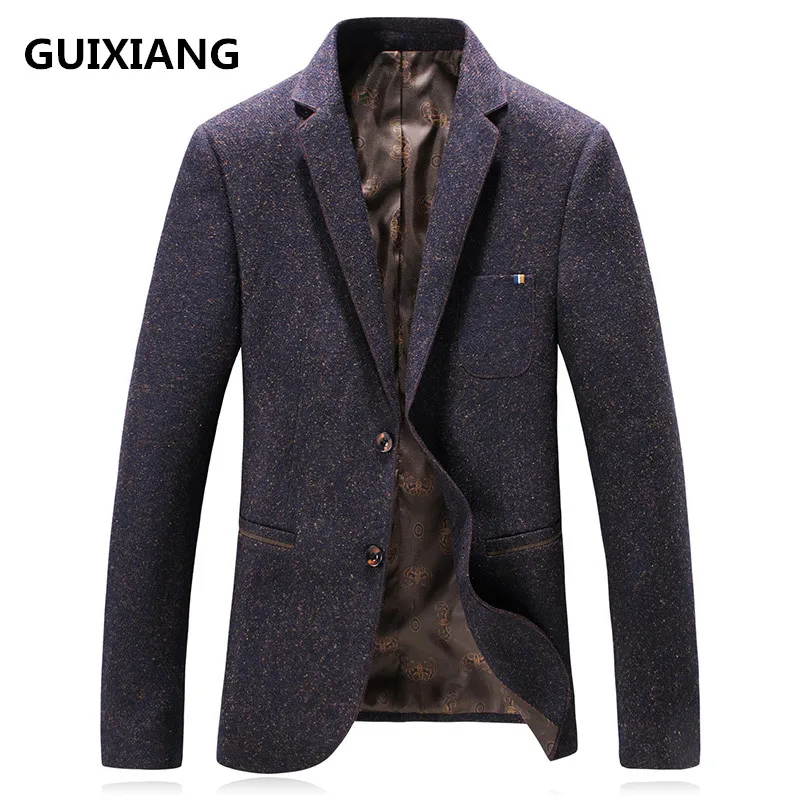 GUIXIANG 2017 autumn new style suit men's business casual blazers men single breasted coat jacket classics woolen blazers man
GUIXIANG 2017 autumn new style suit men's business casual blazers men single breasted coat jacket classics woolen blazers man