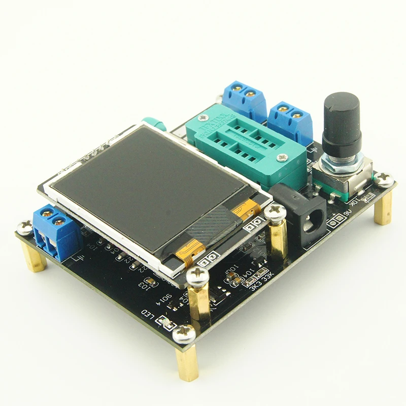 Ruso mega328/LCD GM328A Transistor Tester Diode Capacitance ESR Voltage Frequency Meter PWM Square Wave Signal Generator
Ruso mega328/LCD GM328A Transistor Tester Diode Capacitance ESR Voltage Frequency Meter PWM Square Wave Signal Generator