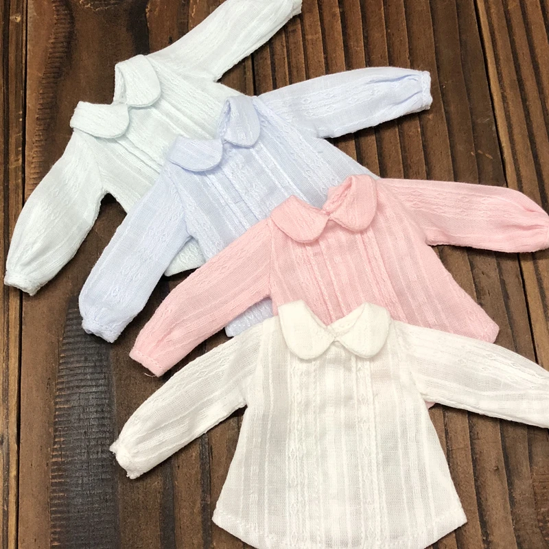 1Set Fashion 1/6 Blyth Doll Clothing Simple long-sleeve shirt for Momoko,licca, azone 30cm Blyth Gift Doll Accessories Gift
1Set Fashion 1/6 Blyth Doll Clothing Simple long-sleeve shirt for Momoko,licca, azone 30cm Blyth Gift Doll Accessories Gift
