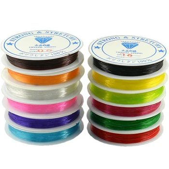 4pcs/lot 0.6/0.8/1mm Strong Crystal Elastic Beading Line Cord Thread String For DIY Necklace Bracelet Jewelry Making 
4pcs/lot 0.6/0.8/1mm Strong Crystal Elastic Beading Line Cord Thread String For DIY Necklace Bracelet Jewelry Making