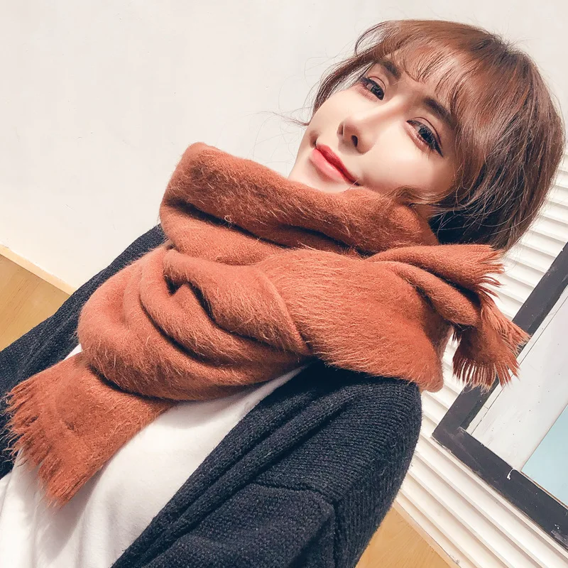 SUMEIKE Women Winter Wool Cashmere Scarf Solid Warm Matching-Cloth Scarfs Shawls for Female
SUMEIKE Women Winter Wool Cashmere Scarf Solid Warm Matching-Cloth Scarfs Shawls for Female