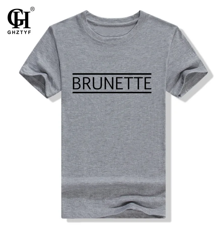 GHZTYF Harajuku Letter BRUNETTE Print Short Sleeve Tee T Shirt Tops Men's Summer Plus Size Cotton Shirts Casual Top Tshirt
GHZTYF Harajuku Letter BRUNETTE Print Short Sleeve Tee T Shirt Tops Men's Summer Plus Size Cotton Shirts Casual Top Tshirt