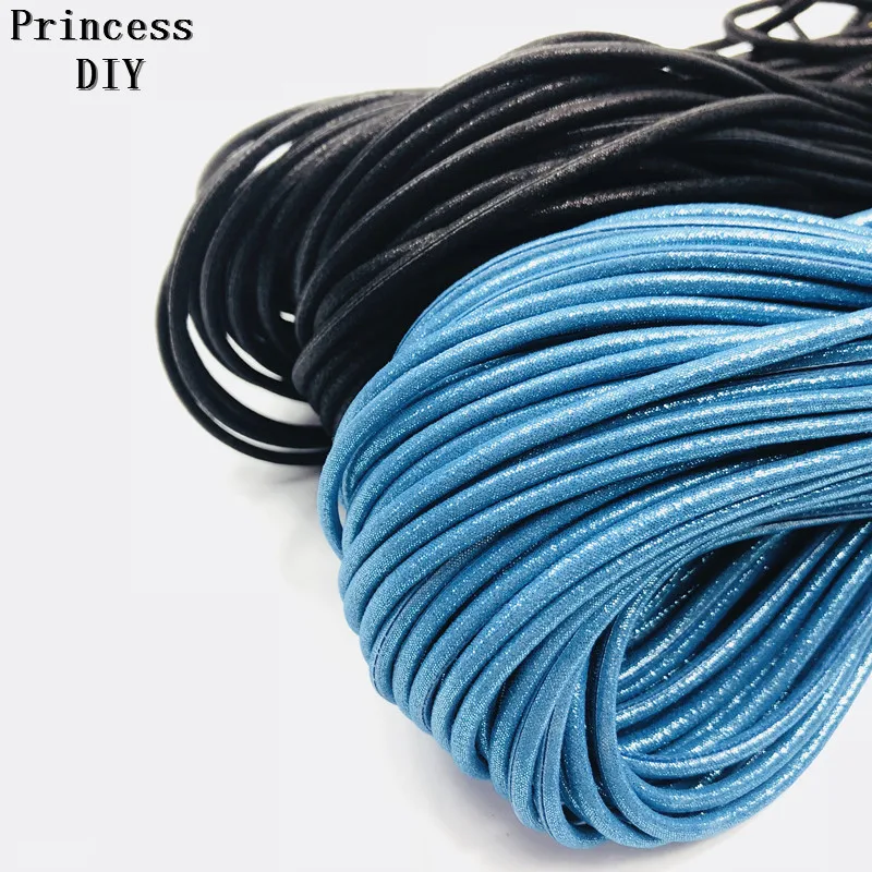 5M/Lot Jewelry Findings 3mm Blue Cords Round Soft Fabric Padded Cord Sequin Metallic Glitter Rope DIY Bracelet Collar Materia
5M/Lot Jewelry Findings 3mm Blue Cords Round Soft Fabric Padded Cord Sequin Metallic Glitter Rope DIY Bracelet Collar Materia