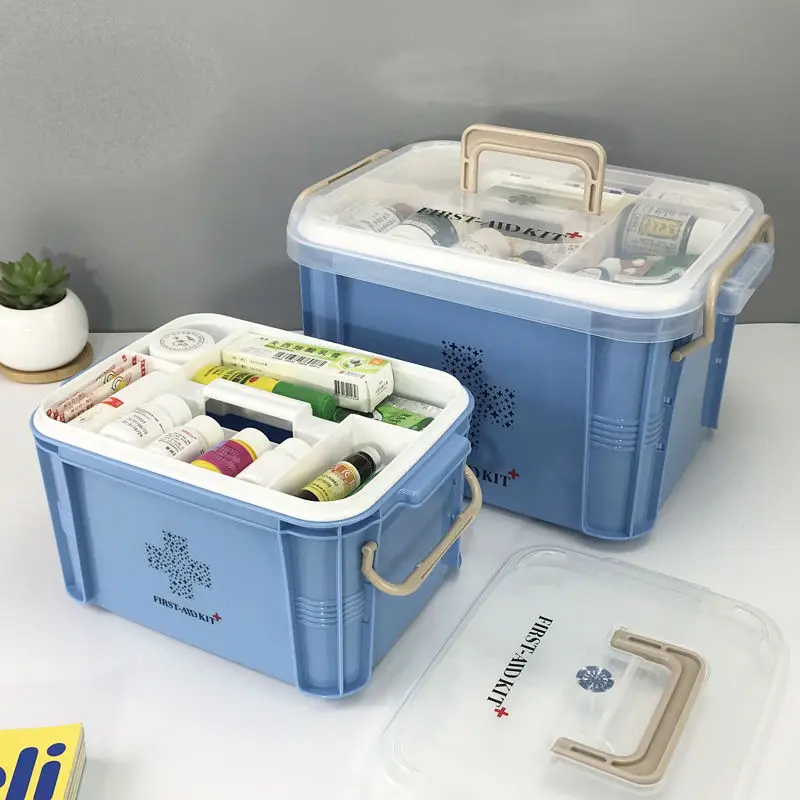 Home Use First Aid Kit Box Plastic Car Travel Accessories Medicine Container Practical Pill Box Organizer Multilayer Storage Box
Home Use First Aid Kit Box Plastic Car Travel Accessories Medicine Container Practical Pill Box Organizer Multilayer Storage Box