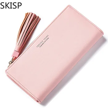 Women Tassel Wallets Brand Long Pink Clutch Standard Wallet Female Zipper Fashion Ladies Purses Cell Phone&Card Holder
Women Tassel Wallets Brand Long Pink Clutch Standard Wallet Female Zipper Fashion Ladies Purses Cell Phone&Card Holder