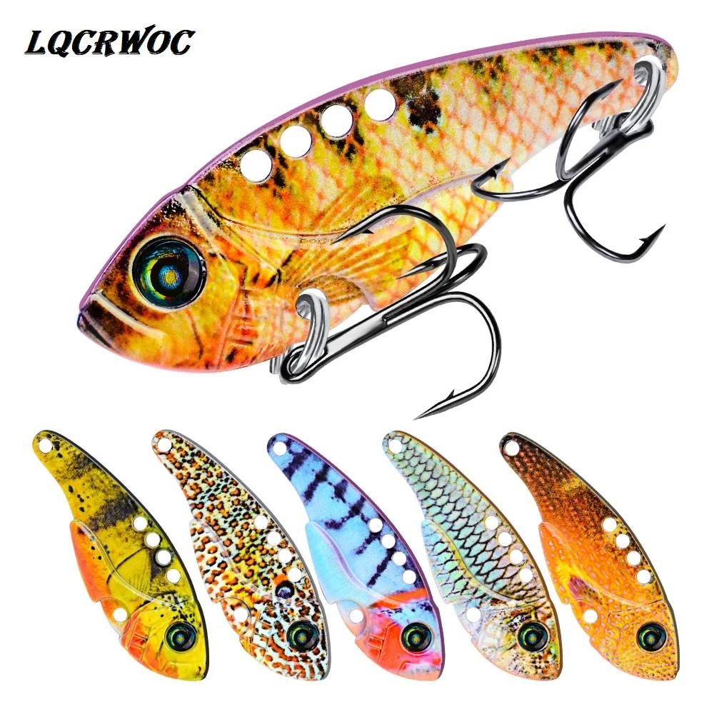 Metal Spoon Wobbler Fishing Lure 54mm 11g Bass Treble bionic VIB Lead Fish Artificial bait Fishing Crank Bait sink lifelike lure
Metal Spoon Wobbler Fishing Lure 54mm 11g Bass Treble bionic VIB Lead Fish Artificial bait Fishing Crank Bait sink lifelike lure