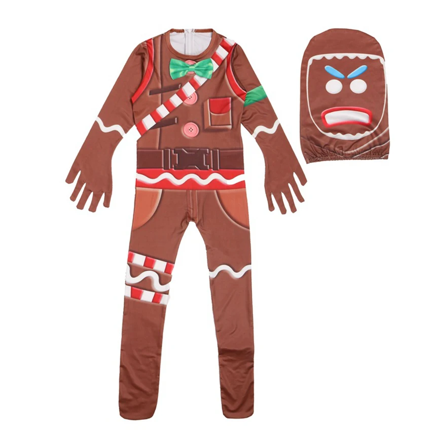 Gingerbread Costume Kids Streetwear Game Costumes Boys Jumpsuits Children Halloween Costumes for Kids Festive Party Supplies
Gingerbread Costume Kids Streetwear Game Costumes Boys Jumpsuits Children Halloween Costumes for Kids Festive Party Supplies