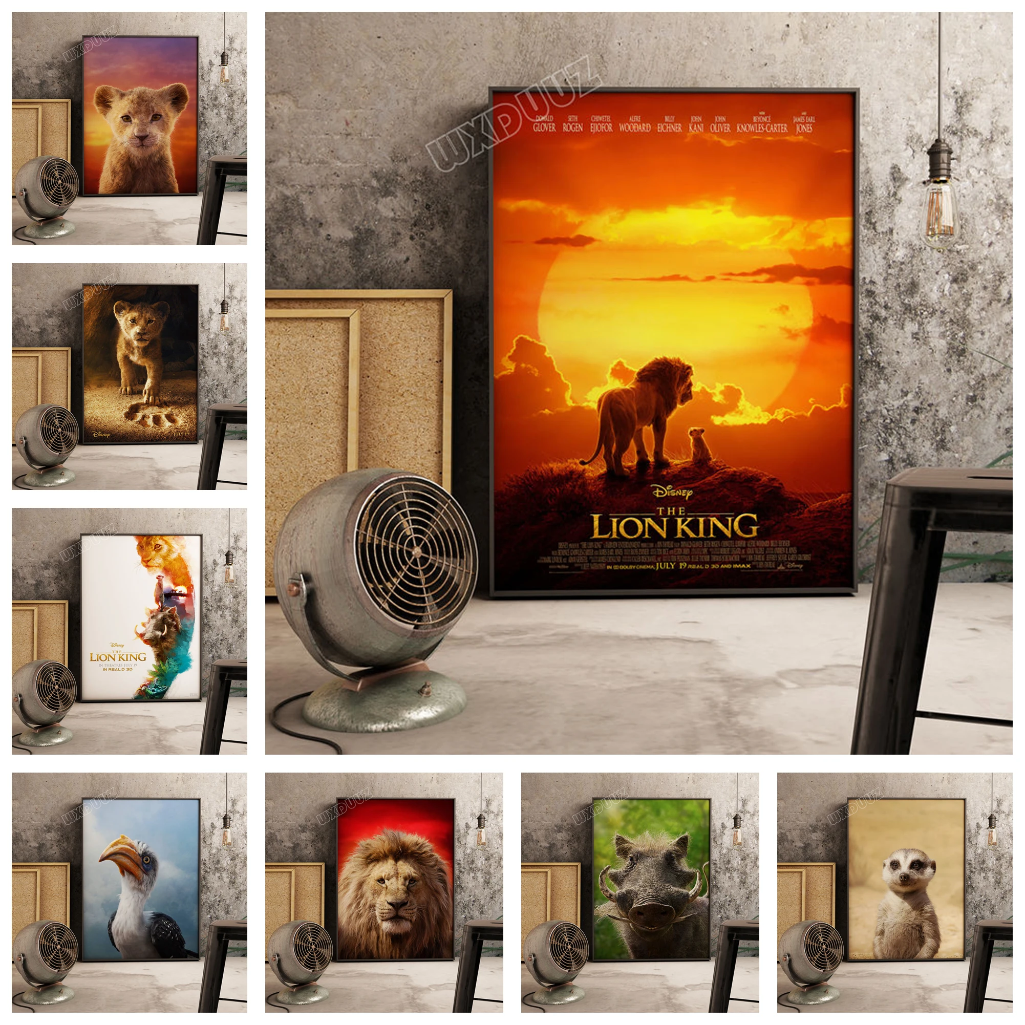 2019 movie The Lion King poster print children room decoration picture wallpaper living room decoration canvas painting #K289
2019 movie The Lion King poster print children room decoration picture wallpaper living room decoration canvas painting #K289