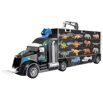 Transport Truck Toy 24 Animals Models Dinosaur Model Transport Vehicle Tractor Jeep And A Helicopter Carrying Case Big Truck
Transport Truck Toy 24 Animals Models Dinosaur Model Transport Vehicle Tractor Jeep And A Helicopter Carrying Case Big Truck