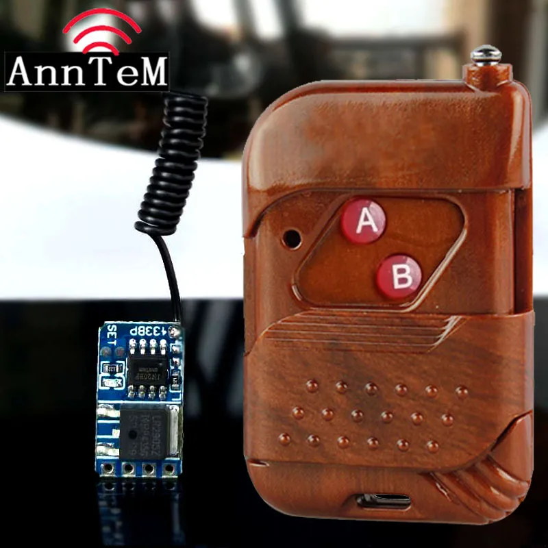 MICRO RF Wireless Remote Control Switch DC3.5-12V 3.7v 5v 6v 7.4v 7.6v 9v Receiver Transmitter Mini Mos No Sound Learning433Mh'z
MICRO RF Wireless Remote Control Switch DC3.5-12V 3.7v 5v 6v 7.4v 7.6v 9v Receiver Transmitter Mini Mos No Sound Learning433Mh'z