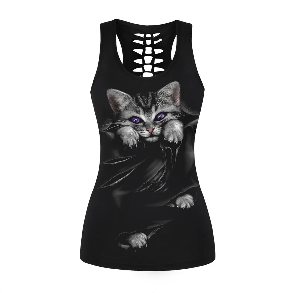 3D Printed Cat Cross Yoga Shirts Sports Top Fitness Crop Top Running Shirt Sport Gym Clothes Tank Tops Sportswear M08
3D Printed Cat Cross Yoga Shirts Sports Top Fitness Crop Top Running Shirt Sport Gym Clothes Tank Tops Sportswear M08