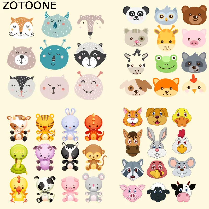 ZOTOONE Cute Animal Patches Iron On Patches For Clothes Children's T-shirt Dresses DIY Accessory Decoration A-level Washable E
ZOTOONE Cute Animal Patches Iron On Patches For Clothes Children's T-shirt Dresses DIY Accessory Decoration A-level Washable E