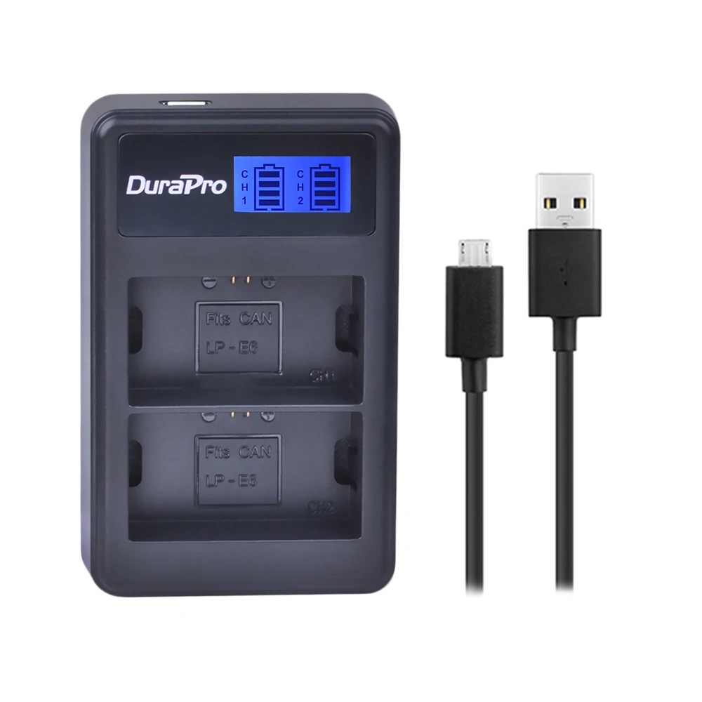 1pc LP-E6 LP-E6N LPE6 LP-E6 LCD USB Charger Fit for Canon EOS 5D Mark 2 3 II III 5DS 5DS R 6D 7D 7D Mark II 60D 60Da 70D 80D
1pc LP-E6 LP-E6N LPE6 LP-E6 LCD USB Charger Fit for Canon EOS 5D Mark 2 3 II III 5DS 5DS R 6D 7D 7D Mark II 60D 60Da 70D 80D
