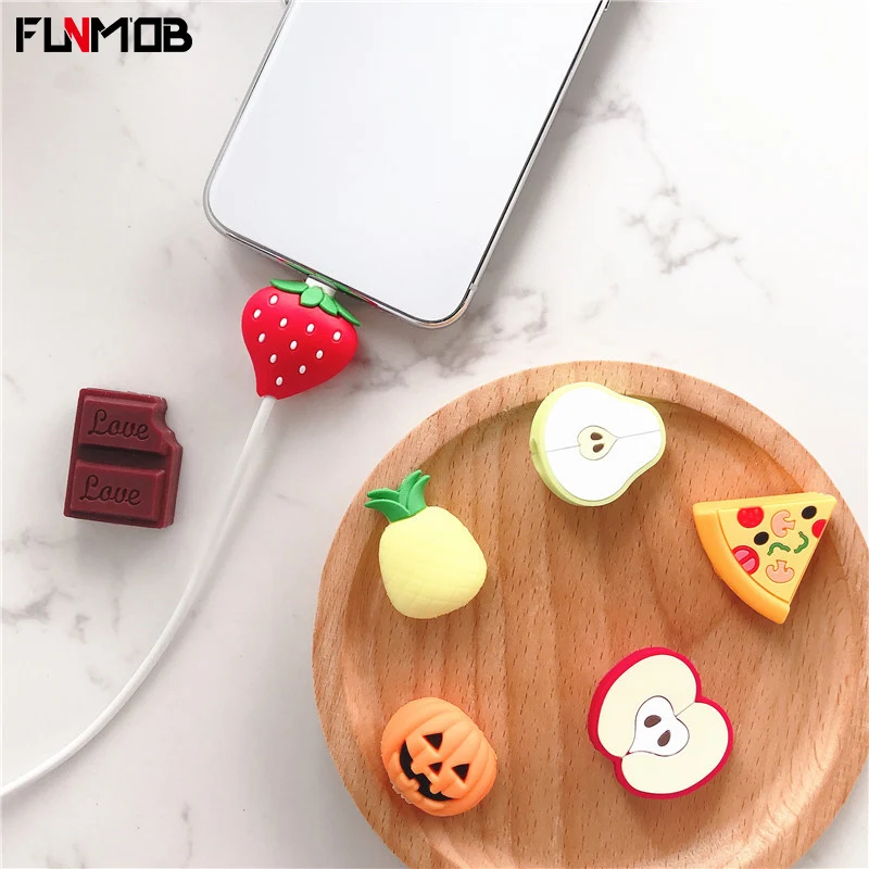 Cartoon Protector Cable Case For iPhone 6 6s 7 8 Plus X Fruit Food Pumpkin Shape Cable Bite Cover For iPhone X XS Max XR Funda
Cartoon Protector Cable Case For iPhone 6 6s 7 8 Plus X Fruit Food Pumpkin Shape Cable Bite Cover For iPhone X XS Max XR Funda