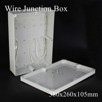 380x260x105mm ABS IP65 Waterproof Plastic Wire Junction Box Distribution Enclosure Project Case Electronic Terminal Instrument
380x260x105mm ABS IP65 Waterproof Plastic Wire Junction Box Distribution Enclosure Project Case Electronic Terminal Instrument