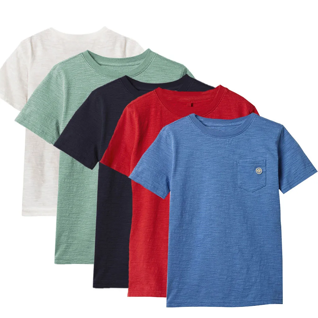 HOOLER Summer Fashion Cotton T Shirt For Boy Girls Tops Child Solid Color T Shirt Kids Baby Boys T Shirt For Children
HOOLER Summer Fashion Cotton T Shirt For Boy Girls Tops Child Solid Color T Shirt Kids Baby Boys T Shirt For Children