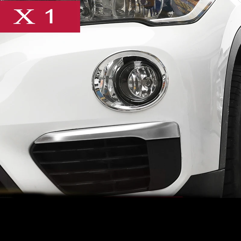 Chrome Car Styling ABS Front Fog Light Lamp Cover Trim frame Strip 3D stickers for BMW X1 E84 2016-17 Car Exterior Accessories
Chrome Car Styling ABS Front Fog Light Lamp Cover Trim frame Strip 3D stickers for BMW X1 E84 2016-17 Car Exterior Accessories