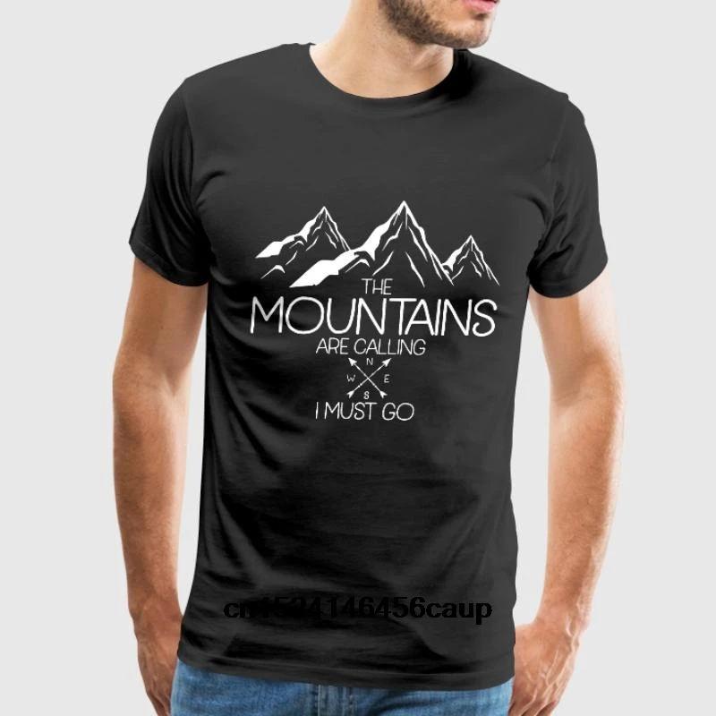 100% Cotton O-neck Custom Printed Men T shirt The mountains are caliing i must go hiking Women T-Shirt
100% Cotton O-neck Custom Printed Men T shirt The mountains are caliing i must go hiking Women T-Shirt