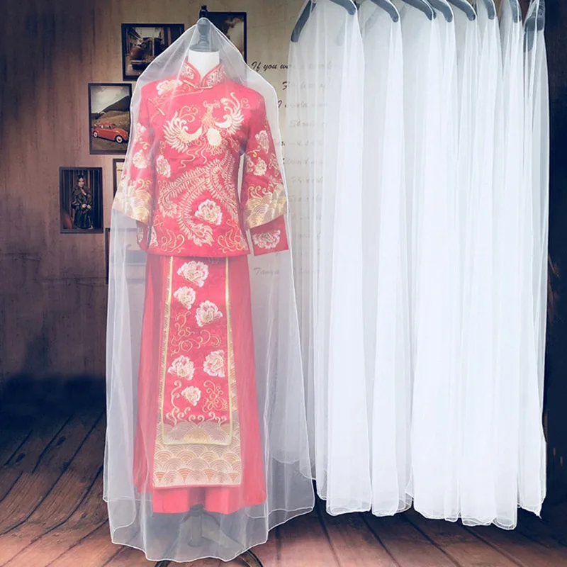 Long 160/180/200cm White Transparent Breathable Tulle Dust Cover for Garment Wedding Dress Evening Clothes Protect Case JD028
Long 160/180/200cm White Transparent Breathable Tulle Dust Cover for Garment Wedding Dress Evening Clothes Protect Case JD028