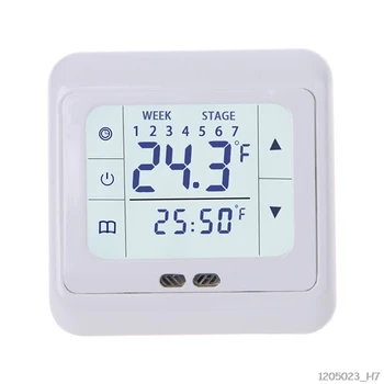 Thermoregulator Touch Screen Heating Thermostat for Warm Floor,Electric Heating System Temperature Controller With Kid Lock
Thermoregulator Touch Screen Heating Thermostat for Warm Floor,Electric Heating System Temperature Controller With Kid Lock