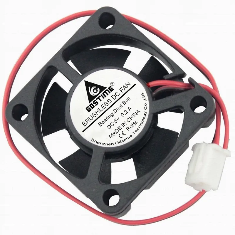 1 pcs Gdstime 30x30x10mm DC 5V Small Ball Bearing Brushless Cooling Cooler Fan 5 Volt 2Pin 30mm Radiator
1 pcs Gdstime 30x30x10mm DC 5V Small Ball Bearing Brushless Cooling Cooler Fan 5 Volt 2Pin 30mm Radiator