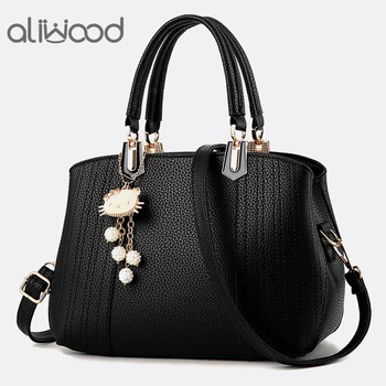 Aliwood Women bag Europe Fashion New Handbags PU Leather Casual Simple Tote Ladies Shoulder Bags Females Crossbody Bags with cat
Aliwood Women bag Europe Fashion New Handbags PU Leather Casual Simple Tote Ladies Shoulder Bags Females Crossbody Bags with cat