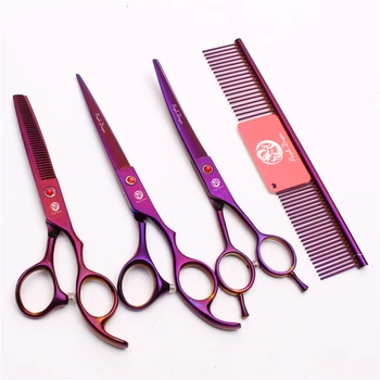 7" 19.5cm Japan Violet Purple Dragon Grooming-for-dogs Straight Cutting Shears Thinning Scissors Pets Hair Clipper Add Bag Z3002
7" 19.5cm Japan Violet Purple Dragon Grooming-for-dogs Straight Cutting Shears Thinning Scissors Pets Hair Clipper Add Bag Z3002