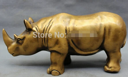 free shipping 11" Lucky Chinese Bronze Reptiles Bull Ox Rhino Rhinoceros Horn Statue Figurine
free shipping 11" Lucky Chinese Bronze Reptiles Bull Ox Rhino Rhinoceros Horn Statue Figurine