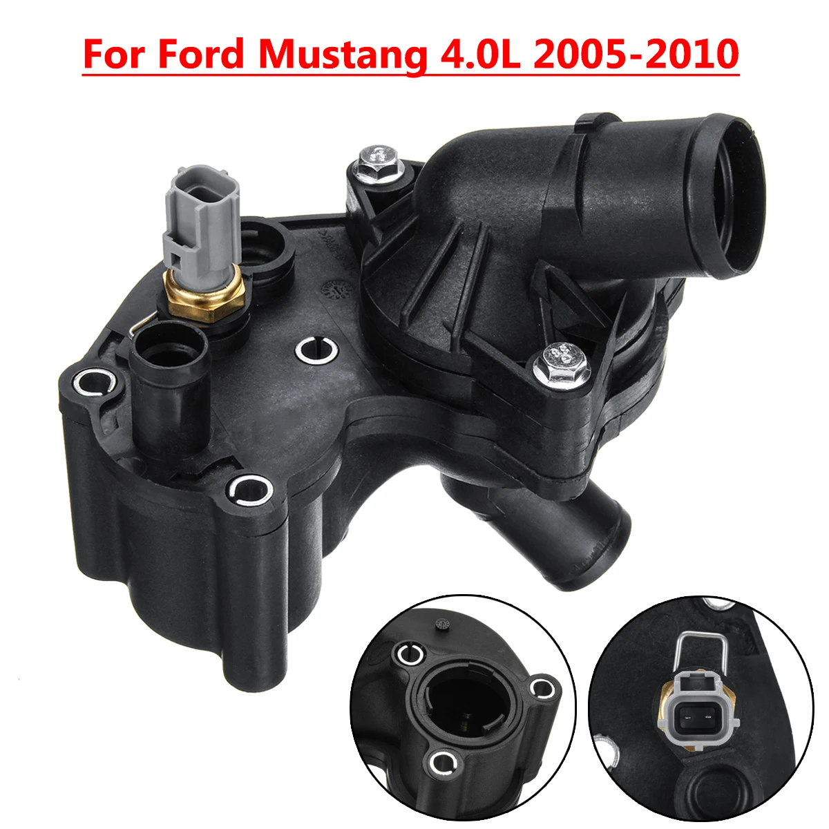 Car Front Thermostat Housing Assembly 5R3Z-8592-BA 2L2Z-8592-BA for Ford for Mustang 4.0L 2005-2010
Car Front Thermostat Housing Assembly 5R3Z-8592-BA 2L2Z-8592-BA for Ford for Mustang 4.0L 2005-2010