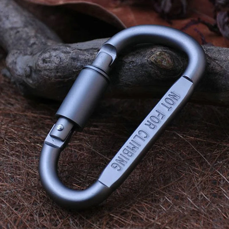 5pcs 7mm Aluminum Alloy Carabiner Type D Quickdraw Outdoor Climbing Safety Hook Screw Lock Backpack Buckle Hanging Padlock Tools
5pcs 7mm Aluminum Alloy Carabiner Type D Quickdraw Outdoor Climbing Safety Hook Screw Lock Backpack Buckle Hanging Padlock Tools