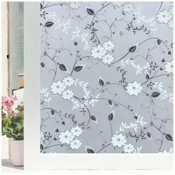 Flowers Glass Film Window Sticker Stained Frosted Opaque Balcony Kitche Privacy Film Glass Sticker Home Decorative Film 80*200cm 
Flowers Glass Film Window Sticker Stained Frosted Opaque Balcony Kitche Privacy Film Glass Sticker Home Decorative Film 80*200cm