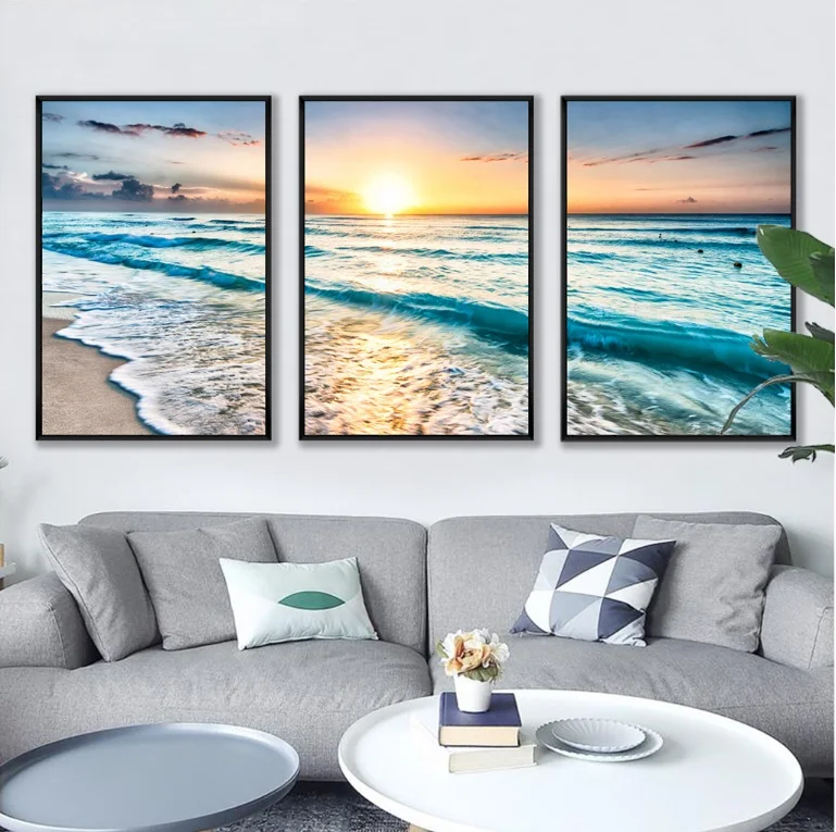 Sea View Combination 3 Pieces Decorative Paintings Wall Art Print Picture Canvas Painting Poster for Living Room No Framed
Sea View Combination 3 Pieces Decorative Paintings Wall Art Print Picture Canvas Painting Poster for Living Room No Framed