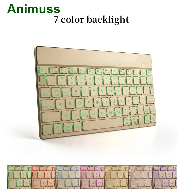 Animuss Китай Заводская распродажа алюминиевая Беспроводная bluetooth клавиатура для IOS