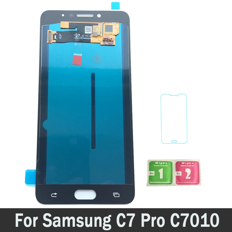 Super AMOLED LCD High Quality For Samsung Galaxy C7 Pro C7010 Tempered Glass LCD Screen Display Touch Digitizer Assembly
Super AMOLED LCD High Quality For Samsung Galaxy C7 Pro C7010 Tempered Glass LCD Screen Display Touch Digitizer Assembly
