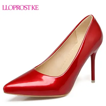 Lloprost ke Patent Leather High Heels Nude Color Pointed toe Pumps Shoes Party Wedding Shoes Women Stiletto Thin Heel MY917
Lloprost ke Patent Leather High Heels Nude Color Pointed toe Pumps Shoes Party Wedding Shoes Women Stiletto Thin Heel MY917