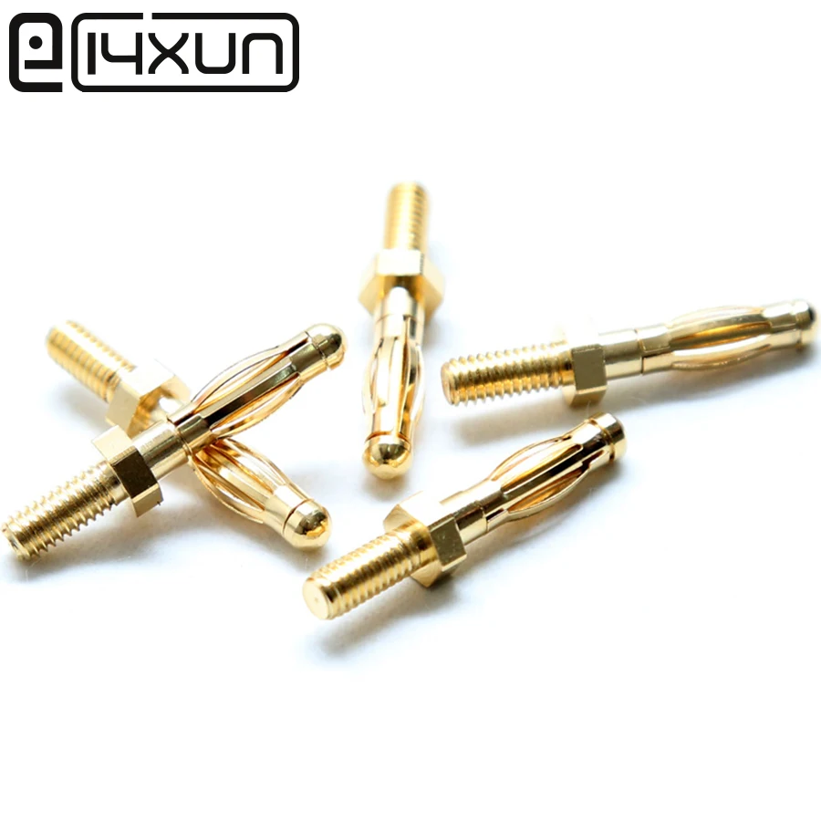 EClyxun 2pcs 4mm Banana Plug Panel Mount One Pure Copper Gold Plated Connector Jack M4 Thread
EClyxun 2pcs 4mm Banana Plug Panel Mount One Pure Copper Gold Plated Connector Jack M4 Thread