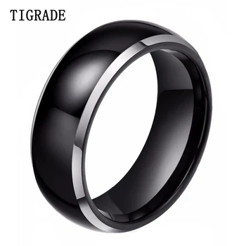 Tigrade Mens Ring Black Pure Tungsten Carbide Wedding Engagement Band Ring for Men Fashion Trendy Jewelry 8MM bague homme Bulk
Tigrade Mens Ring Black Pure Tungsten Carbide Wedding Engagement Band Ring for Men Fashion Trendy Jewelry 8MM bague homme Bulk