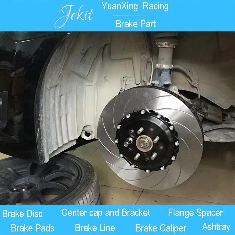 Jekit high quality brake disc with center hub 355*32mm for golf 5 volkswagen for 9660/9665/5060 original brake calipers
Jekit high quality brake disc with center hub 355*32mm for golf 5 volkswagen for 9660/9665/5060 original brake calipers