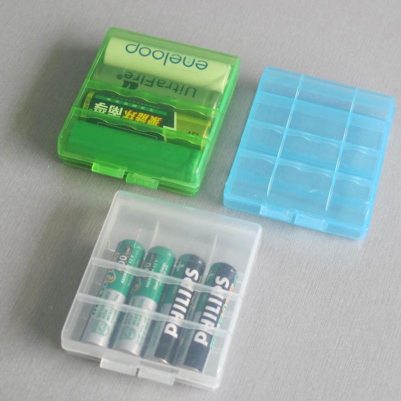 Hard Plastic Candy Color AAA Battery Case Portable 4 Cells Storage Colorful Transparent Storage Organizer Box Good Protection
Hard Plastic Candy Color AAA Battery Case Portable 4 Cells Storage Colorful Transparent Storage Organizer Box Good Protection