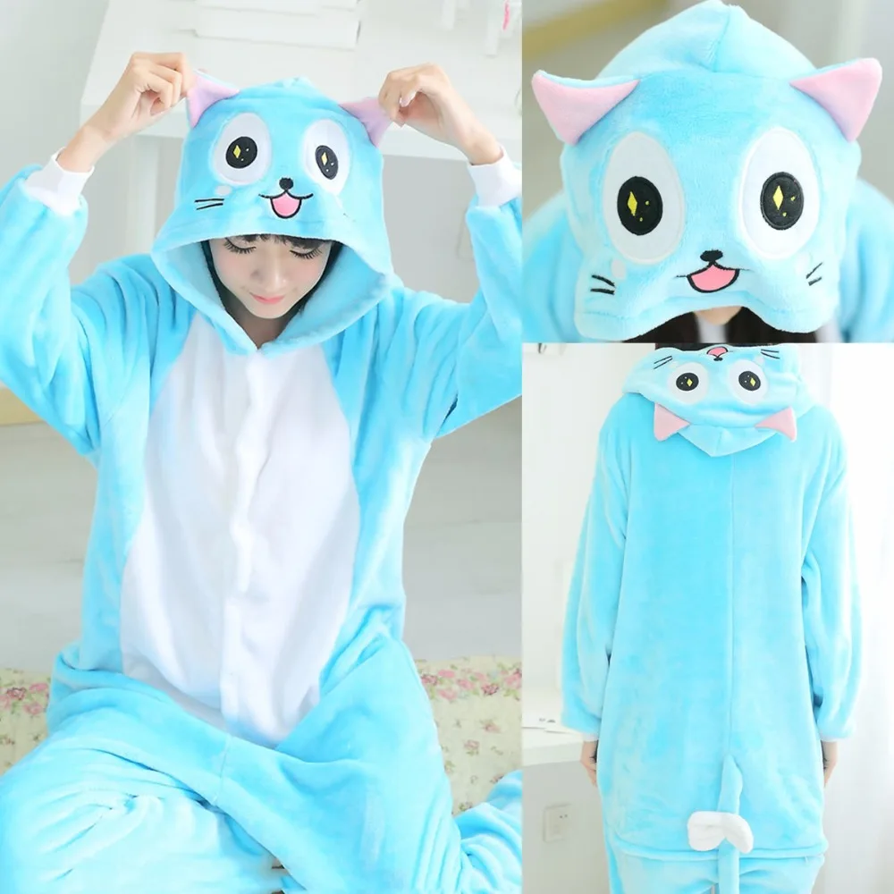 Winter Adult Women Men Animal Anime Fairy Tail Luna Blue Habbie Cat Pajamas Halloween Christmas Onesies Cosplay Pijamas Fleece
Winter Adult Women Men Animal Anime Fairy Tail Luna Blue Habbie Cat Pajamas Halloween Christmas Onesies Cosplay Pijamas Fleece