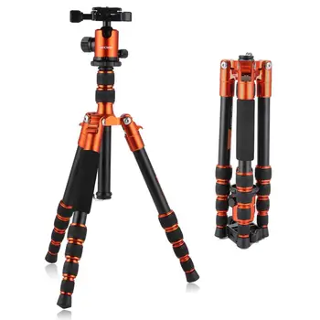 K&F Concept Professional Portable Lightweight Travel Camera Tripod aluminum with Ball Head for Digital SLR DSLR camera
K&F Concept Professional Portable Lightweight Travel Camera Tripod aluminum with Ball Head for Digital SLR DSLR camera