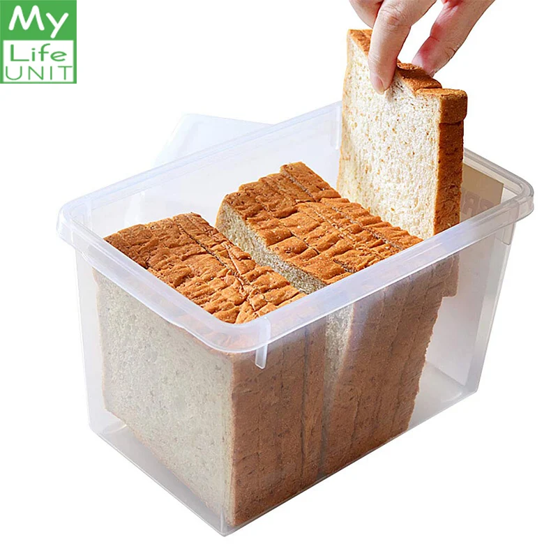 MYLIFEUNIT Bread Box with Lid vegetable fruit Toast Storage Container Bread Keeper Kitchen storage tool
MYLIFEUNIT Bread Box with Lid vegetable fruit Toast Storage Container Bread Keeper Kitchen storage tool