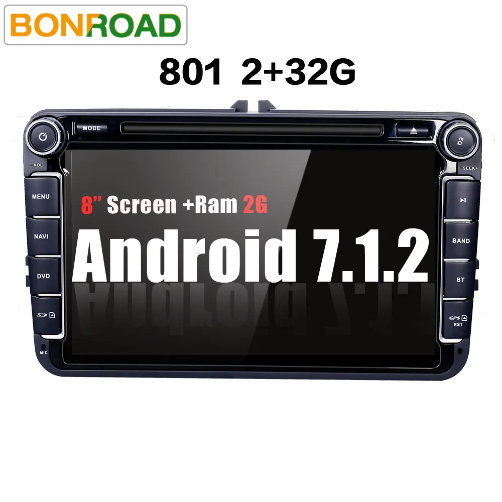 

Octa Core 2G RAM 32G ROM 1024*600 8" Android 7.1.2 Car GPS Navigation for Leon Passat B5 B6 Touran SWC RDS Multimedia DAB+ Wifi
