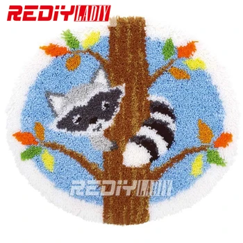 Latch Hook Kits Acrylic Yarn Embroidery DIY Carpet Rug Racoon on a Tree Multi-Colour Pre-Printed Wall Hanging Unfinished Crafts
Latch Hook Kits Acrylic Yarn Embroidery DIY Carpet Rug Racoon on a Tree Multi-Colour Pre-Printed Wall Hanging Unfinished Crafts